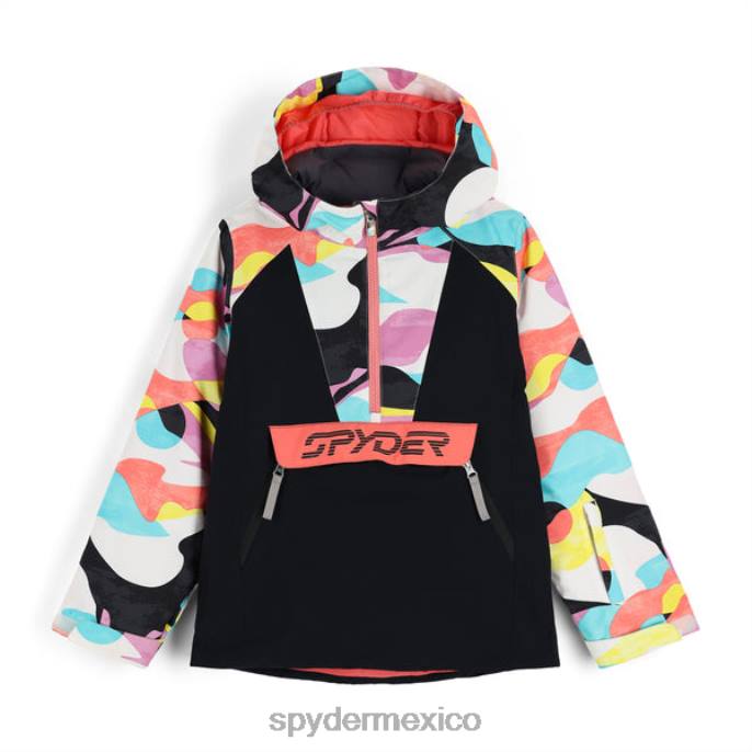 chicas Spyder kaia negro vestir TTTDN559