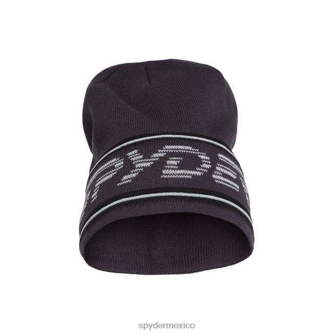 hombres Spyder gorro tejido con logo retro ébano accesorios TTTDN270