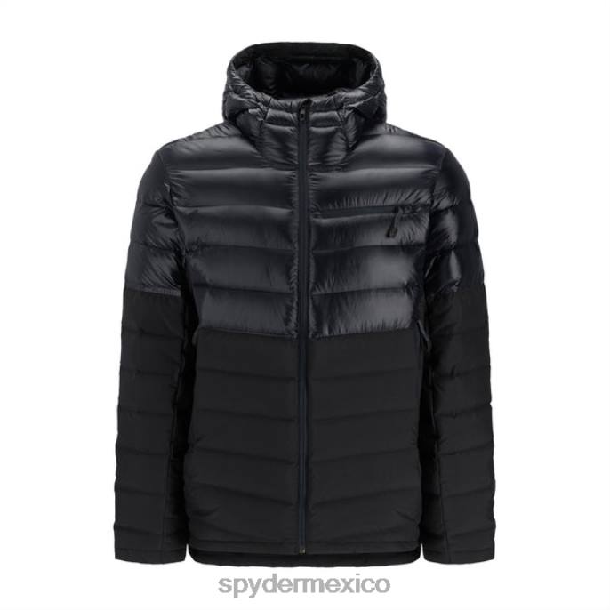 hombres Spyder atemporal con capucha negro vestir TTTDN72