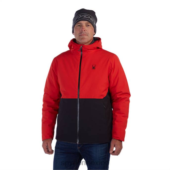 hombres Spyder gran 3 en 1 volcán negro vestir TTTDN68