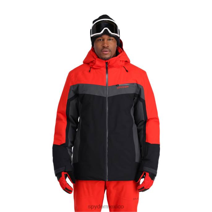 hombres Spyder setenta y ocho volcán negro vestir TTTDN61