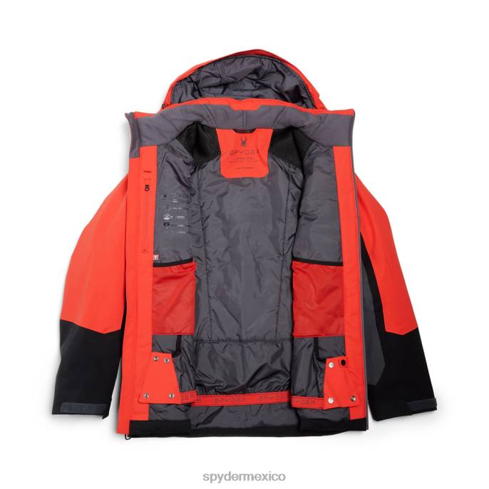 hombres Spyder setenta y ocho volcán negro vestir TTTDN61