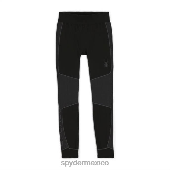 hombres Spyder pantalón de impulso negro vestir TTTDN120