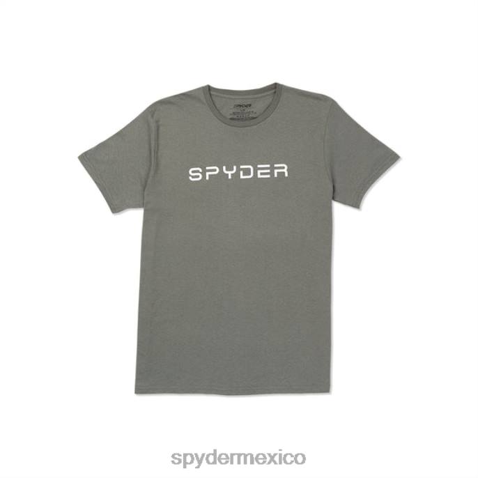 hombres Spyder slalom manga corta carbón vestir TTTDN379