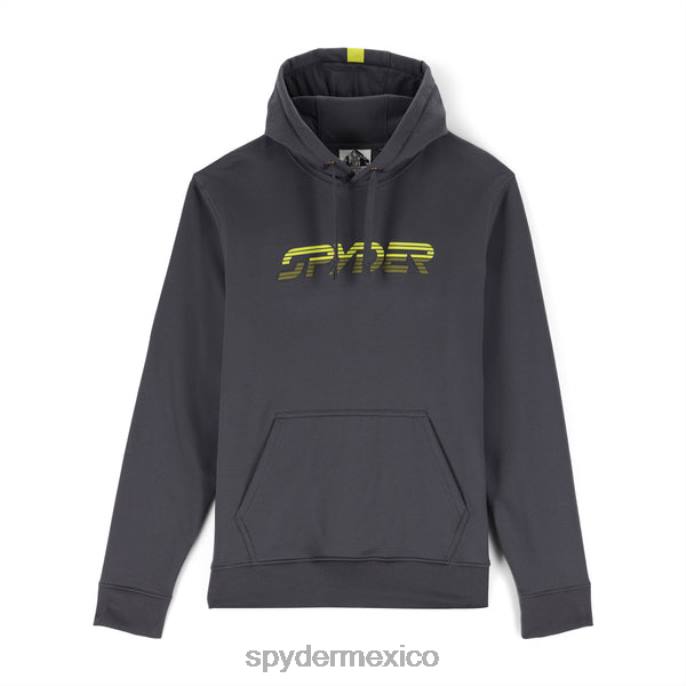 hombres Spyder jersey con logo retro ébano vestir TTTDN208