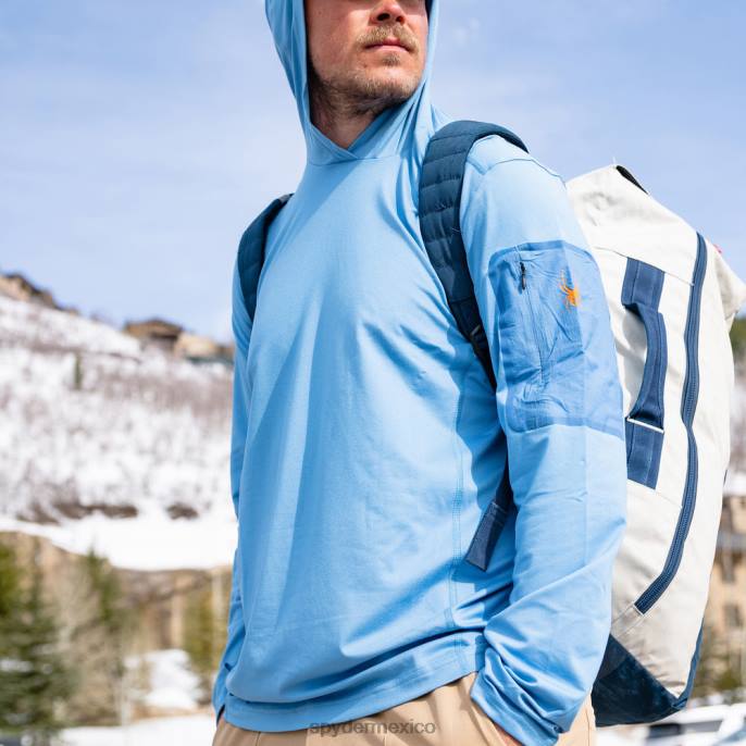 hombres Spyder sudadera con capucha arc graphene tech cambray vestir TTTDN212