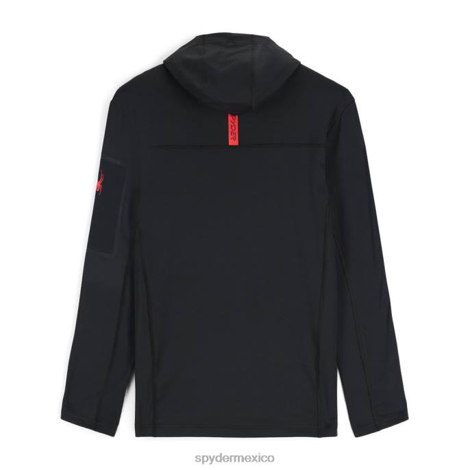 hombres Spyder sudadera con capucha arc graphene tech negro vestir TTTDN213