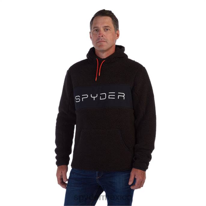 hombres Spyder vista negro vestir TTTDN219