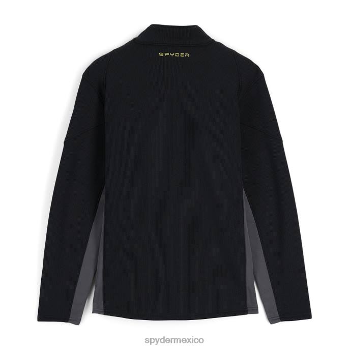 hombres Spyder bandido con cremallera completa cidra negra vestir TTTDN203
