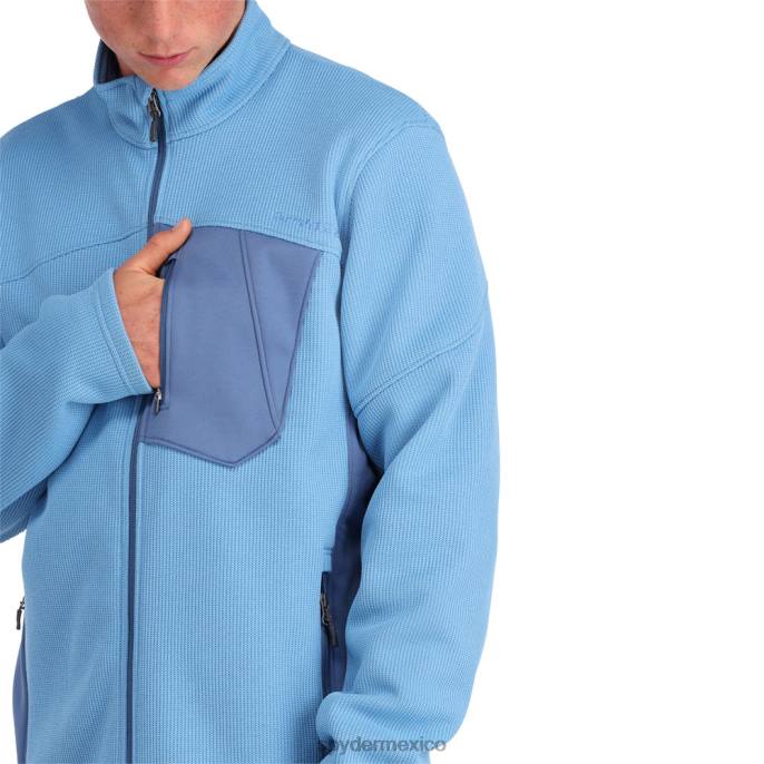 hombres Spyder bandido híbrido con cremallera completa cambray vestir TTTDN177