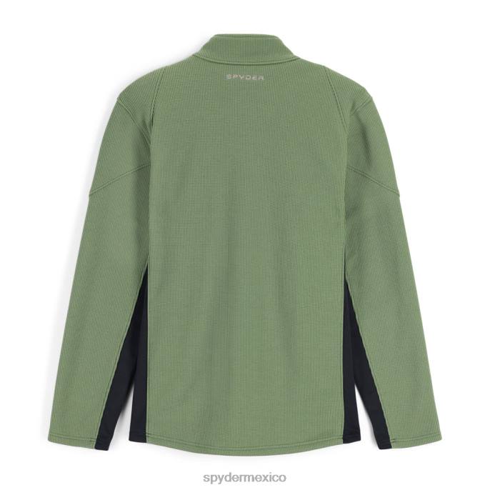 hombres Spyder bandido híbrido con cremallera completa pino vestir TTTDN176