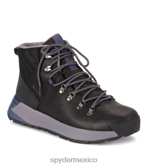 hombres Spyder cola trasera negro zapatos TTTDN227