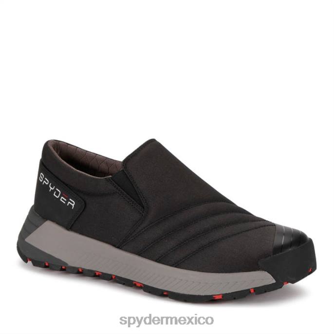hombres Spyder bretón negro zapatos TTTDN256