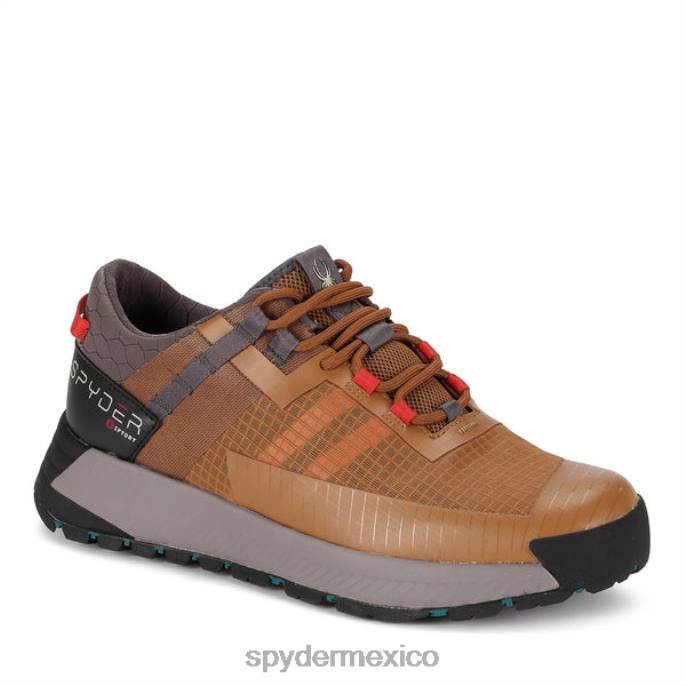 hombres Spyder quemadura negra especia marrón zapatos TTTDN241