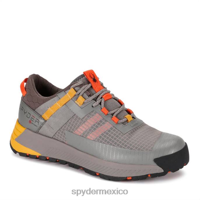 hombres Spyder quemadura negra gris medio zapatos TTTDN240