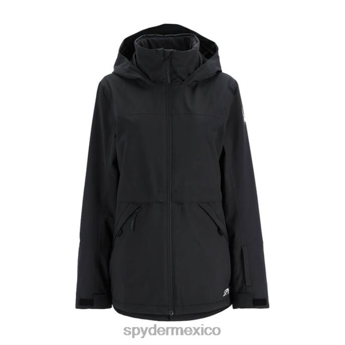 mujer Spyder campo negro vestir TTTDN298