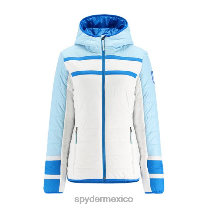 mujer Spyder carácter distintivo blanco vestir TTTDN313