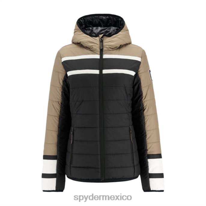 mujer Spyder carácter distintivo negro vestir TTTDN308