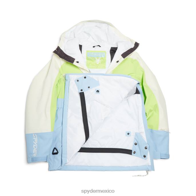 mujer Spyder completamente azul polvo de alto voltaje vestir TTTDN283