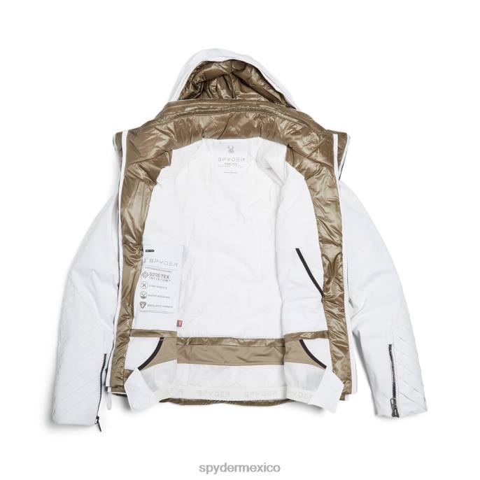 mujer Spyder pináculo sin piel sintética blanco vestir TTTDN295