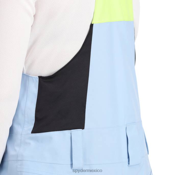 mujer Spyder babero terreno azul polvo de alto voltaje vestir TTTDN356