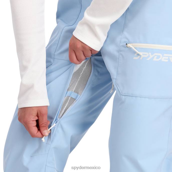 mujer Spyder babero terreno azul polvo de alto voltaje vestir TTTDN356