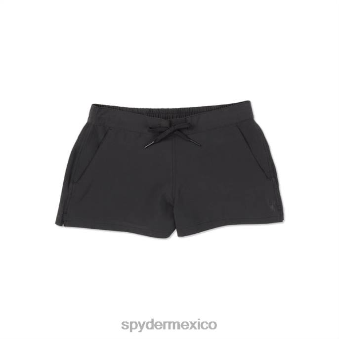 mujer Spyder estiramiento nómada corto negro vestir TTTDN367