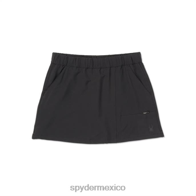 mujer Spyder falda pantalón elástica nómada negro vestir TTTDN368
