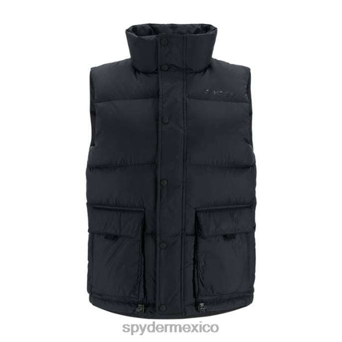 mujer Spyder chaleco de viento negro vestir TTTDN411