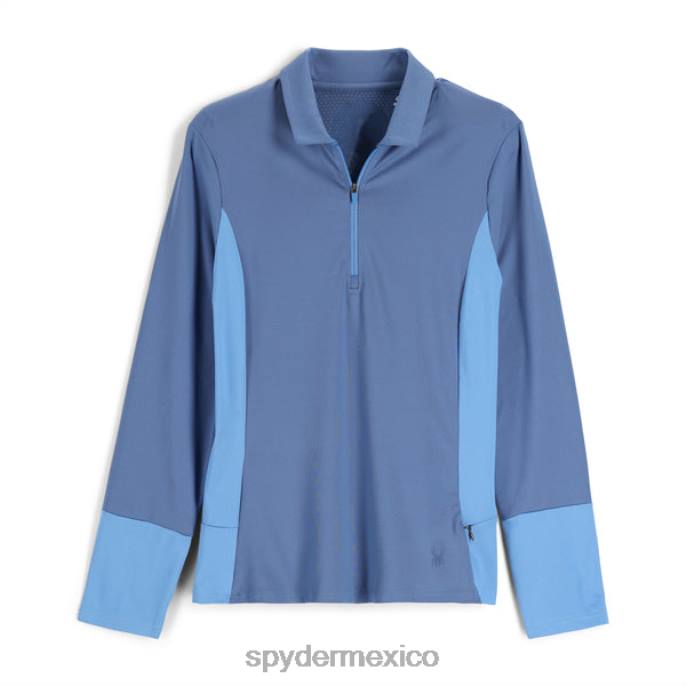 mujer Spyder cuello con cremallera Arc Graphene Tech horizonte vestir TTTDN382