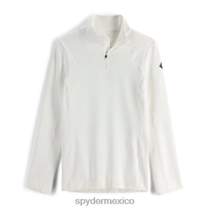 mujer Spyder savona media cremallera blanco vestir TTTDN391