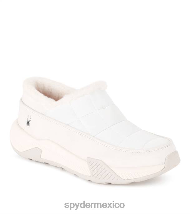 mujer Spyder lea blanco brillante zapatos TTTDN473