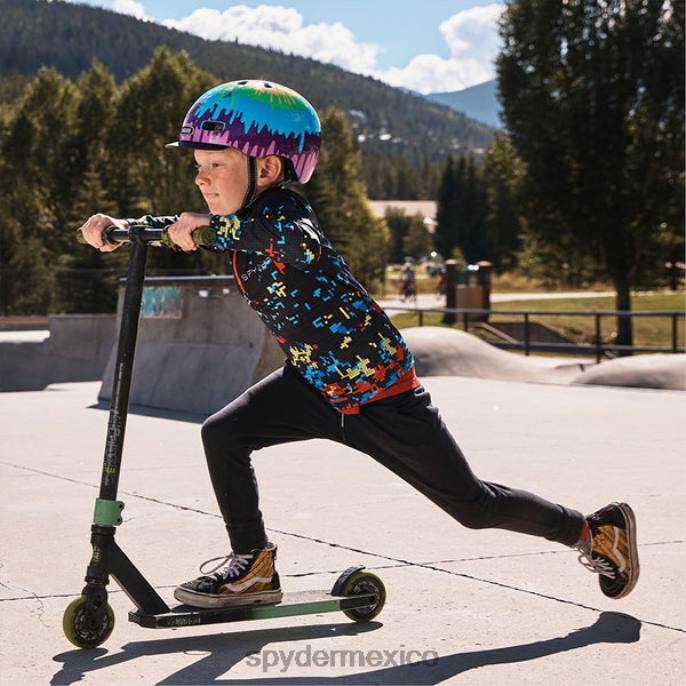 Niños Spyder media cremallera digital error digital vestir TTTDN589