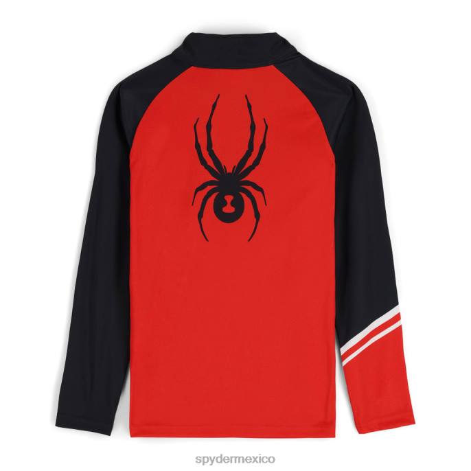 Niños Spyder media cremallera web volcán vestir TTTDN600